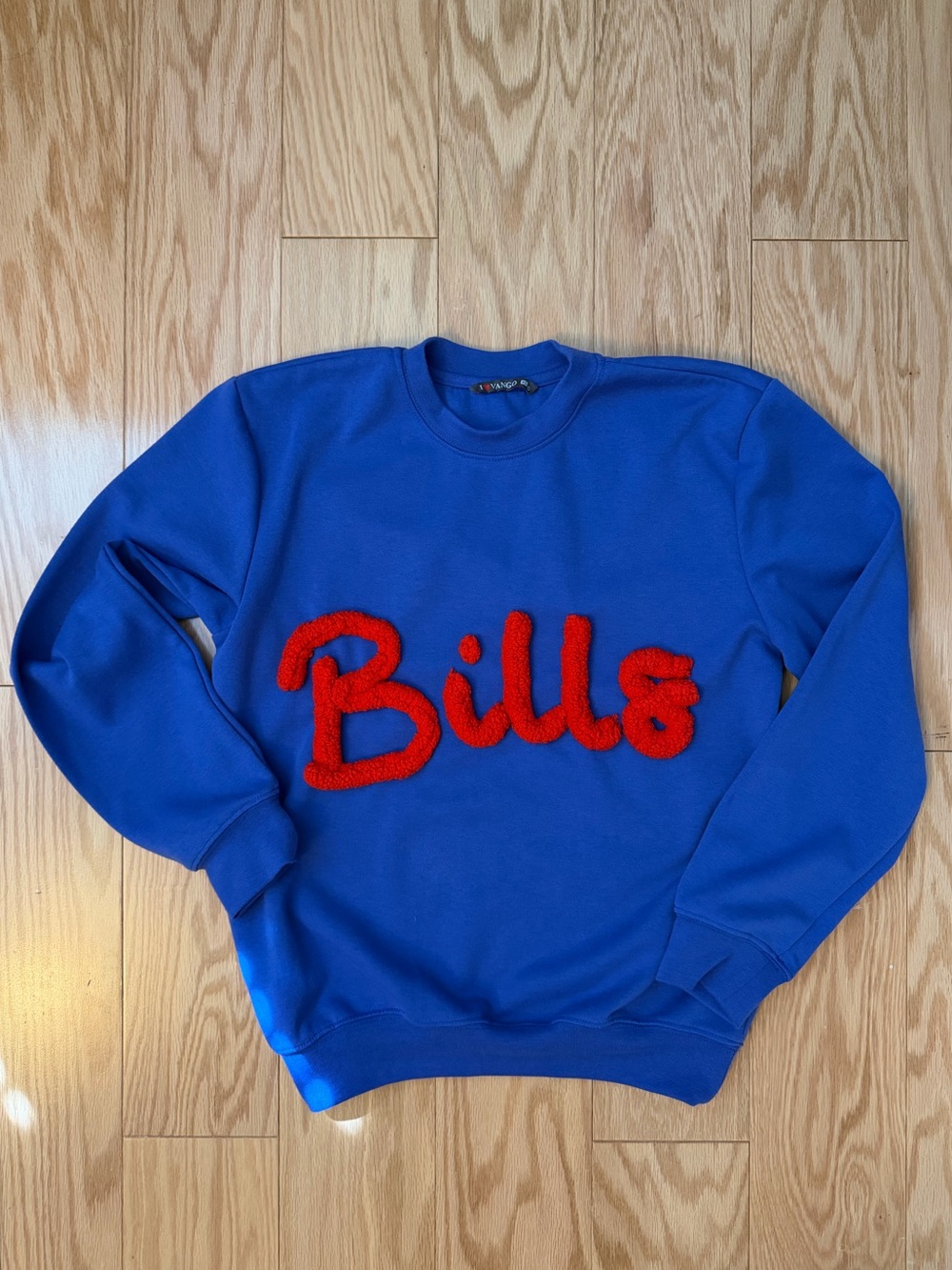 Buffalo Bills Puff Letter Sweatshirt Sz XS